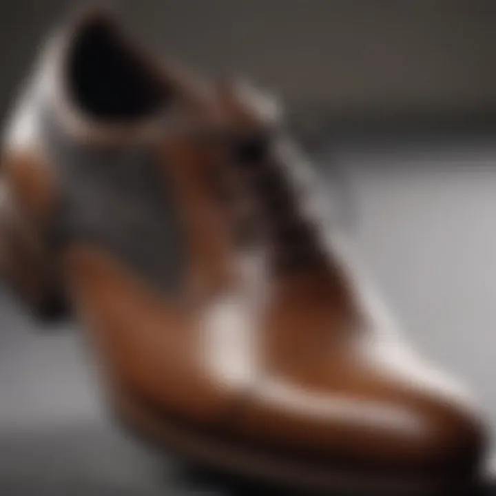 Close-up of a comfortable day shoe emphasizing functionality