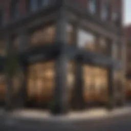 Iconic Abercrombie & Fitch store exterior showcasing modern architecture