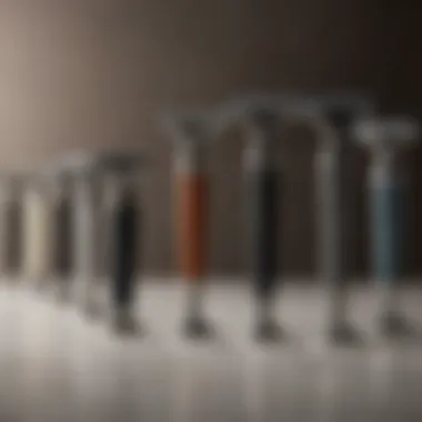 Choosing the Right Razor for a Smooth Shave Diverse range of razors displayed neatly
