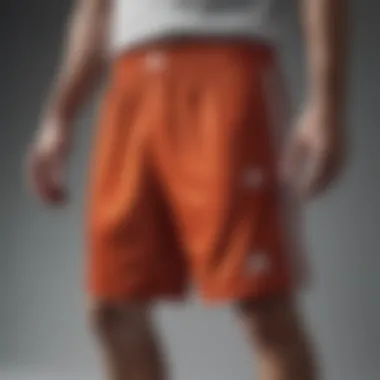 Various styles of Adidas basketball shorts in different colors