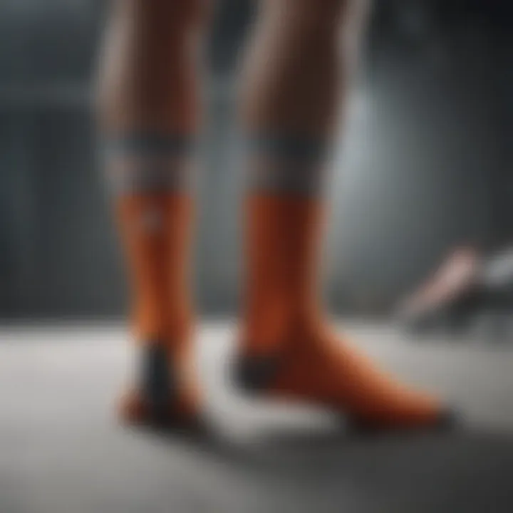 Sustainable materials used in the production of Adidas Dri Fit socks