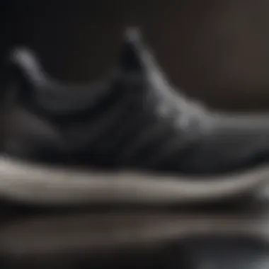 Close-up of the innovative cushioning technology in Adidas Ultraboost