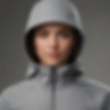 Adjustable Hood Feature on Lululemon Shell Jacket