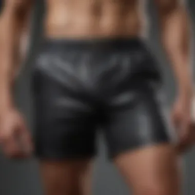 Athletic shorts highlighting precision craftsmanship