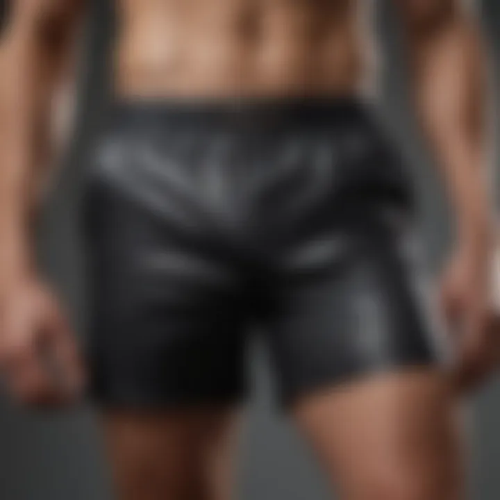 Athletic shorts highlighting precision craftsmanship