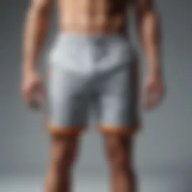 Athletic shorts showcasing advanced fabric technology