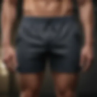 Top brands of gym shorts displayed