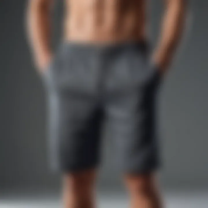 Presentation of leading brands for sweat shorts