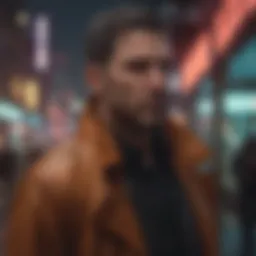 Blade Runner 2049 Coat - Cityscape Reflection