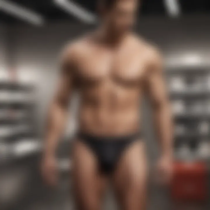 Calvin Klein underwear displayed in modern store setting