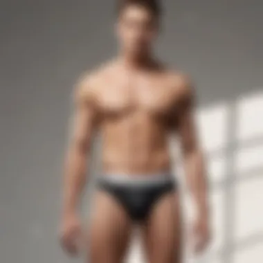 Elegant display of Calvin Klein underwear collections showcasing modern designs.