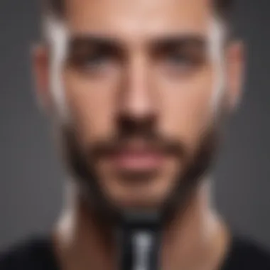 Beard trimmer brush cleaning