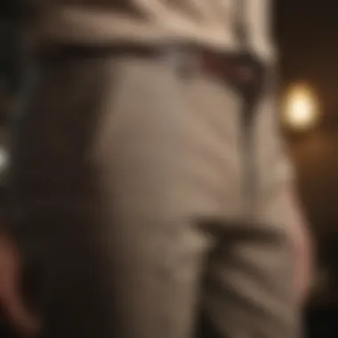Care instructions for maintaining chino dress pants