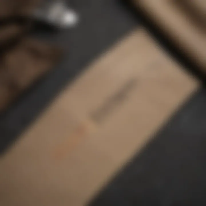 Fabric swatches for chino dress pants