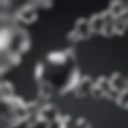 Molecular structure of retinol showcasing its active components