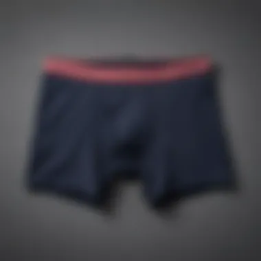 Stylish boxer briefs showcased on a flat surface