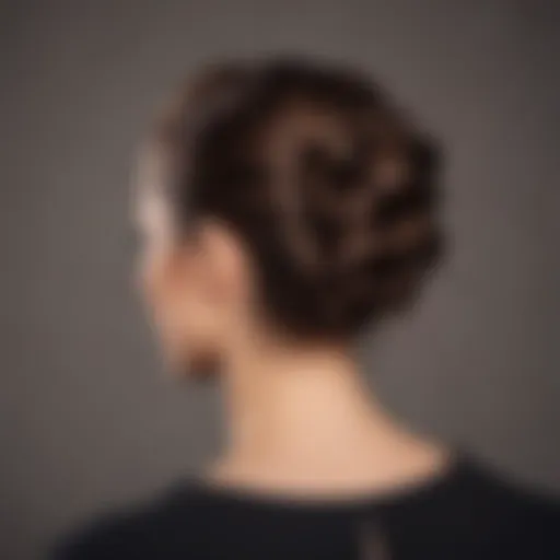 Elegant DIY hair updo