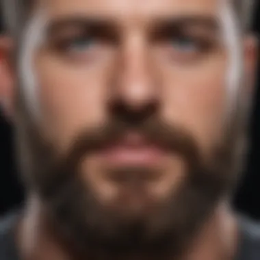Beard Growth Comparison Before and after comparison of beard growth