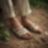 Elegant Birkenstock Sandals in Natural Setting