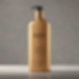 Elegant Gold Skincare Bottle