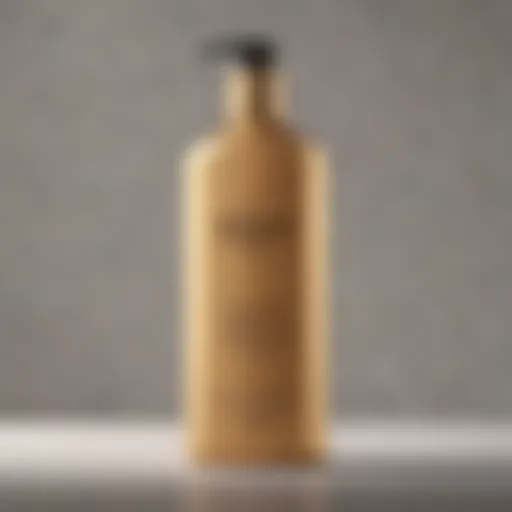 Elegant Gold Skincare Bottle