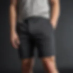 Elegant Shorts in Charcoal Hue