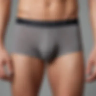 Comfortable Calvin Klein cotton brief in sleek grey shade