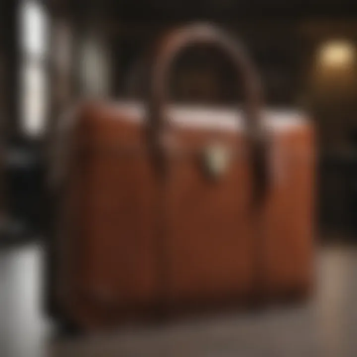 Classy Brooks Brothers Leather Briefcase