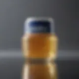 Close-up of Vaseline jar with soft texture