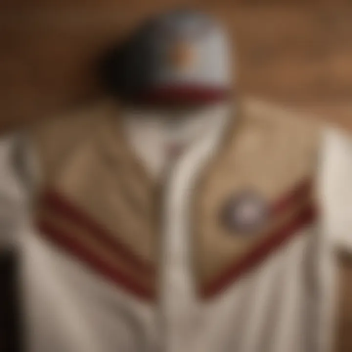 Old-time baseball uniform accessories and their historical significance