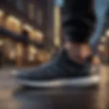 Sleek adidas Ultra Boost in urban setting