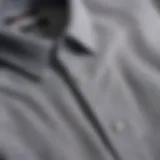 A variety of button down shirts showcasing different fabric types and patterns.
