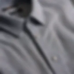 A variety of button down shirts showcasing different fabric types and patterns.