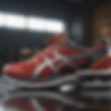 Advanced cushioning technology in Asics footwear