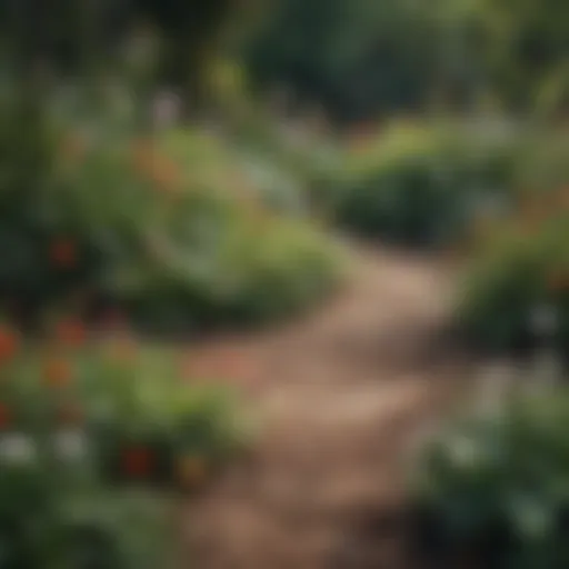 Natural antifungal ingredients in a botanical garden