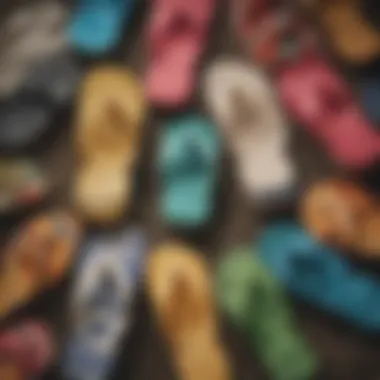Versatile Designs of Havaianas Various Havaianas designs displayed for versatility