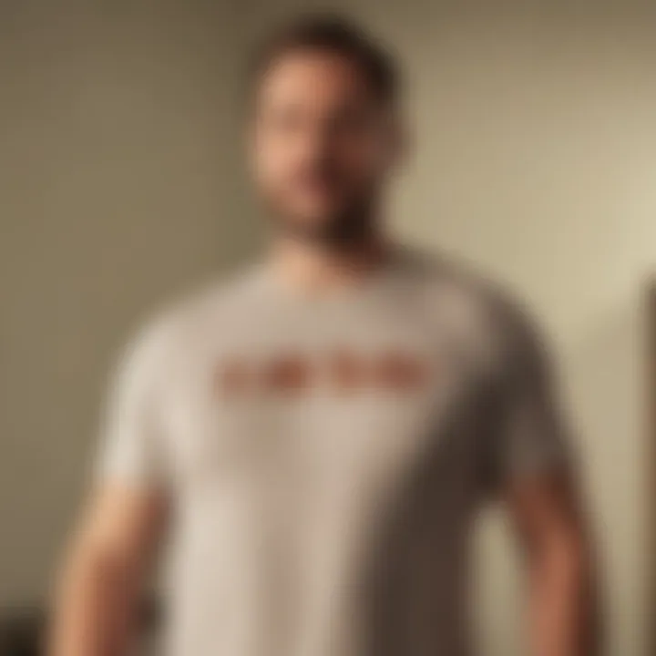 Dad bod t-shirt influencers on Instagram