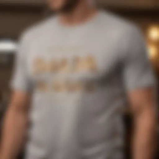 Innovative dad bod t-shirt design