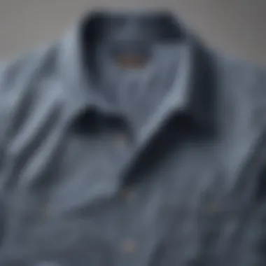 Different fit styles available for Lands' End work shirts