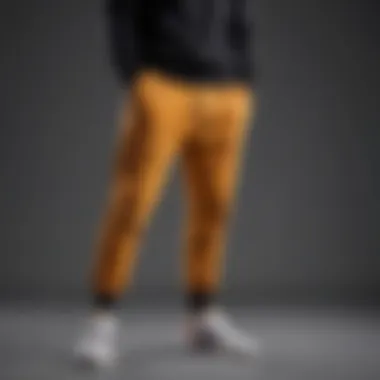 Casual joggers showcasing various colors and fabrics