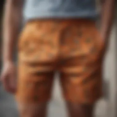 A selection of shorts in different patterns and lengths