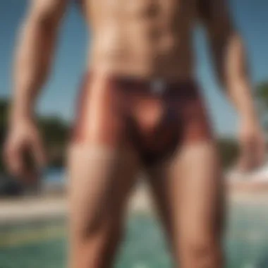 Innovative Design of Nike Swimming Trunks Innovative design of Nike swimming trunks