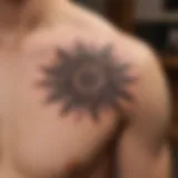 Intricate Stick and Poke Tattoo Design Unique stick and poke tattoo design