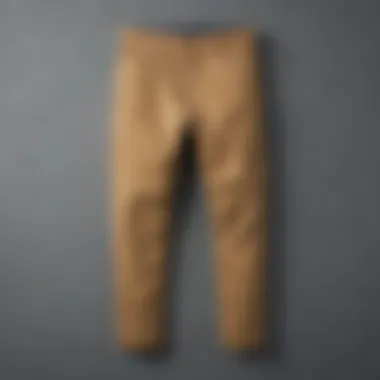 A variety of tech chino pants in different colors