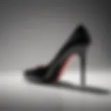 Elegant pair of high-heeled shoes designed for sophisticated events