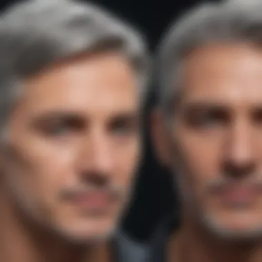 Array of color treatments for enhancing gray hair.