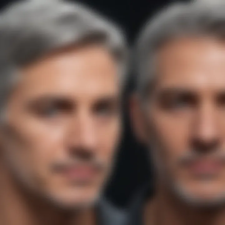 Array of color treatments for enhancing gray hair.