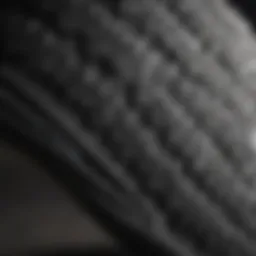 Close-up of Nobull shoe material texture