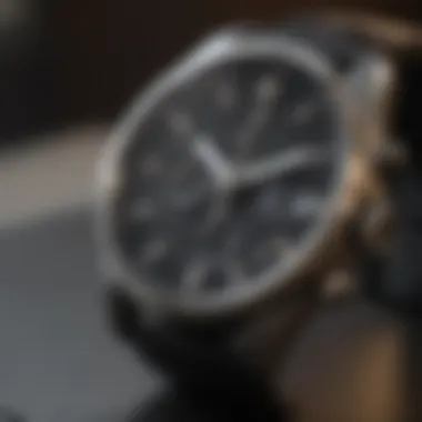 Close-up view highlighting the advanced features and technology of the watch.