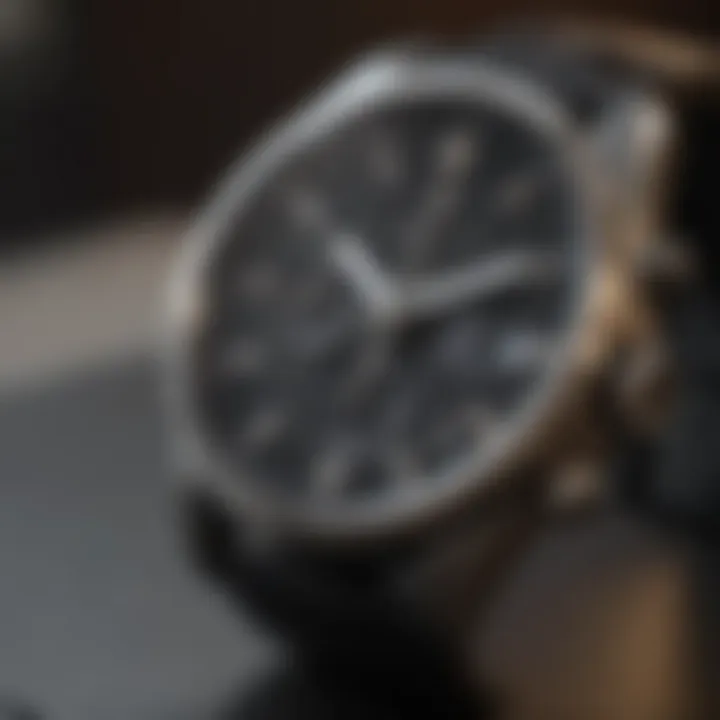 Close-up view highlighting the advanced features and technology of the watch.